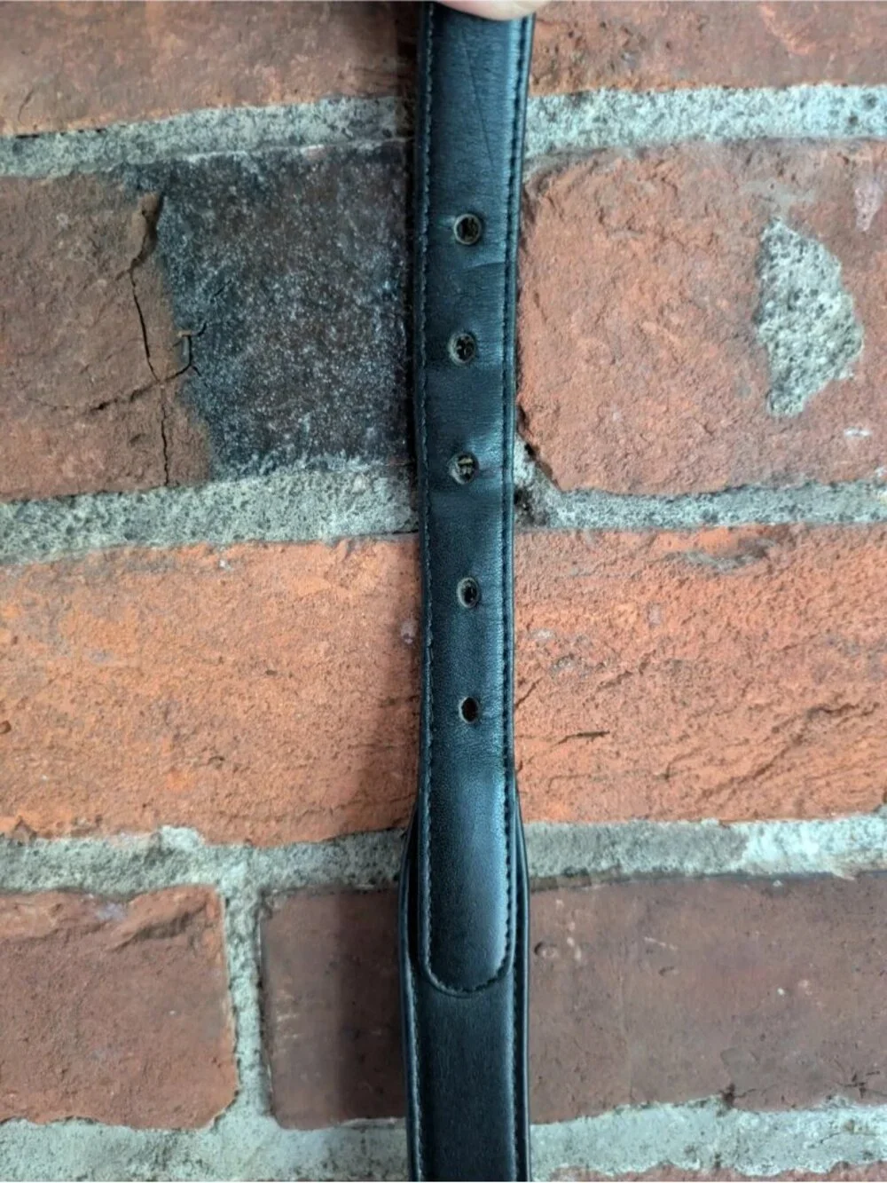 Coach Ladies Black Leather Belt 30